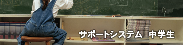 サポートシステム:中学生